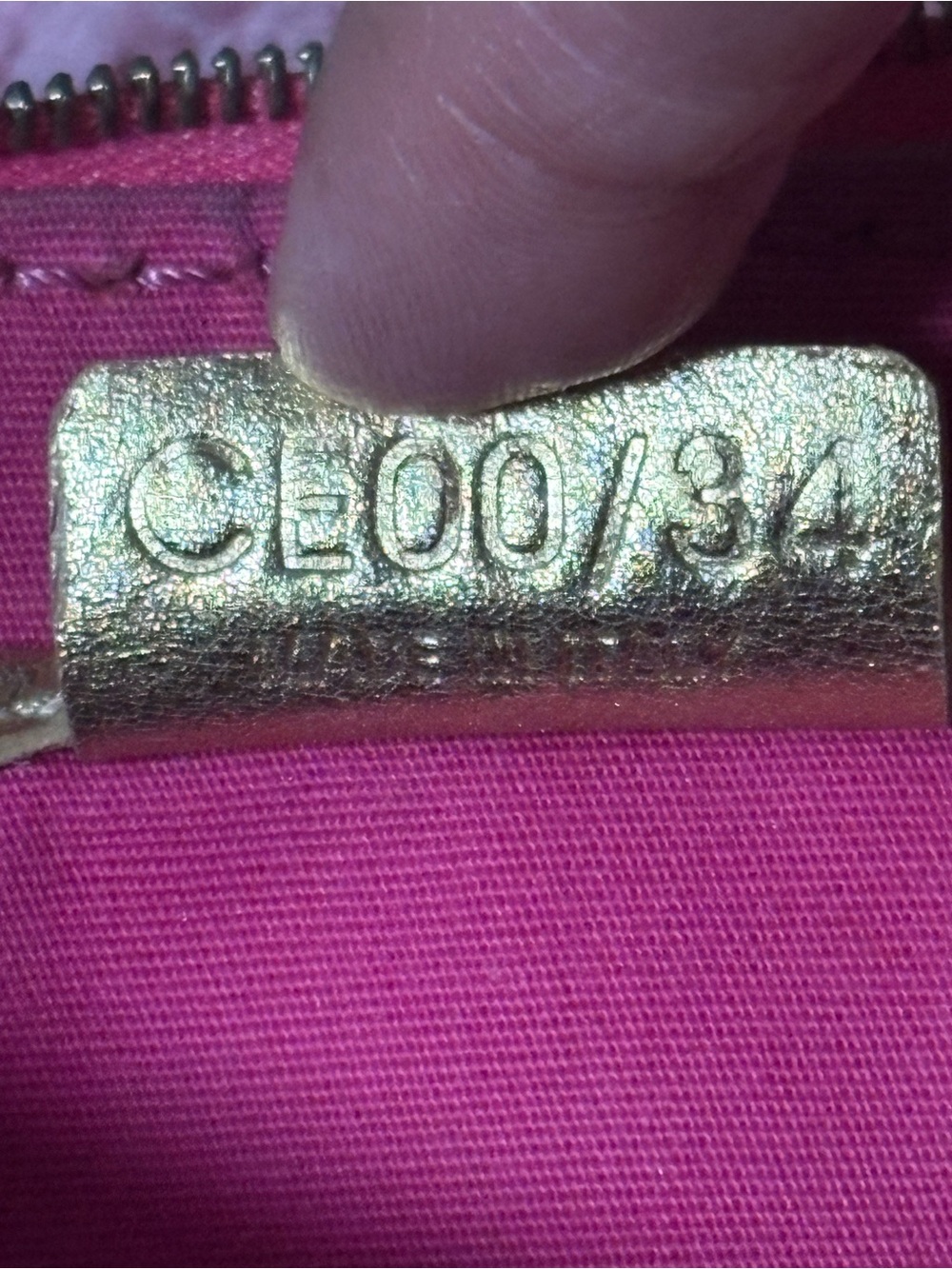 Celine Pink Macadam Pochette bag - Picture 11 of 15